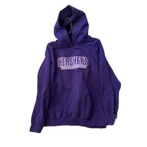 Gildan Hershey's Chocolate World Purple hoodie Mens Large